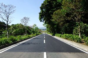 第8号県単道路整備(舗装補修)工事(0県債大里工区)